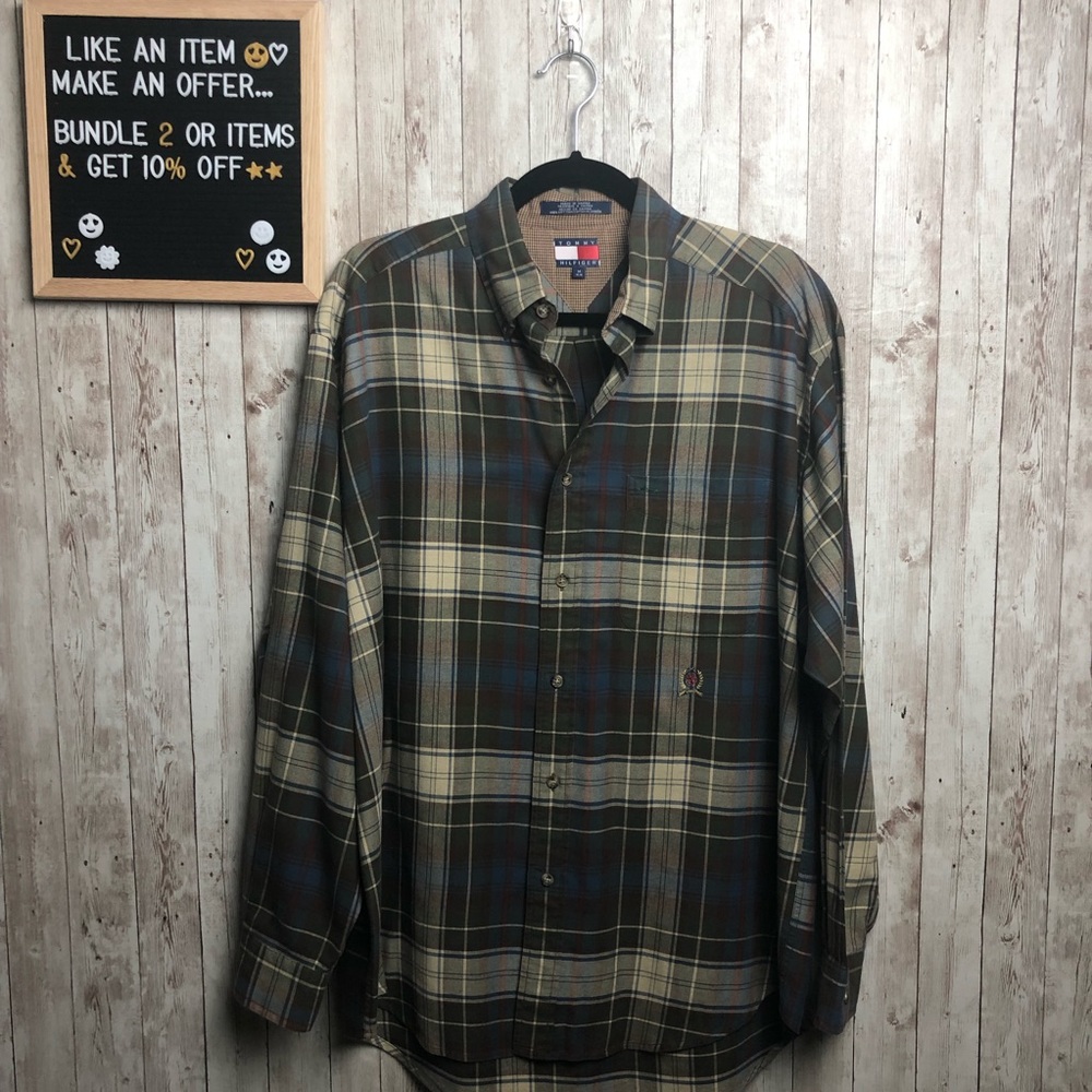 Tommy Hilfiger Vintage 90's Plaid Buttondown